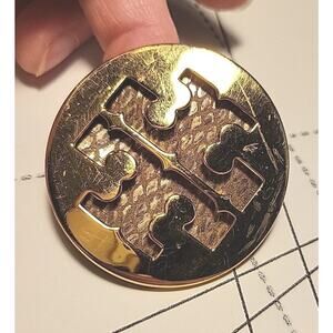 Tory Burch Replacement Medallion Cut Out T-Logo Gold Tone